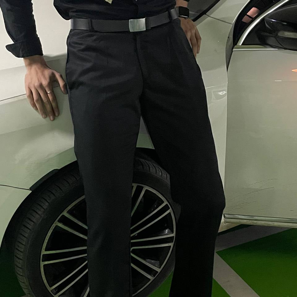 Black classic pants